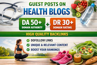 do guest post on health blogs
