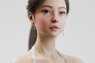 create 3d character for 3d animation and game