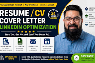 design your ats optimized, job winning resume and linkedin profile