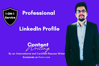 write a professional linkedin profile content for you