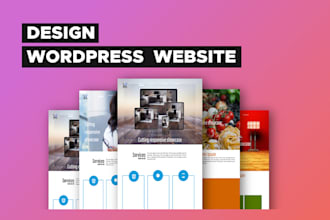 build modern wordpress website or redesign wordpress website