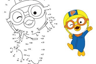 do custom dot to dot illustration for children