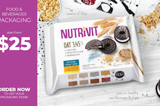 create eyecatching food and beverages packaging