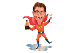 make cartoon illustrations for you