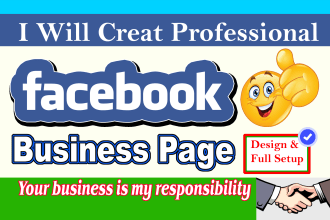 professionally create  and manage facebook business page