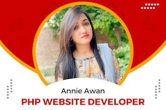 develop full php website