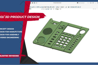 3d design for manufacturing and reverse engineering