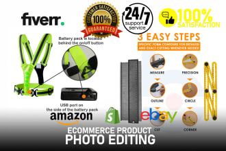 do amazing ecommerce product photo editing for amazon, shopify