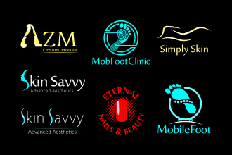 do skincare, manicure, salon, beauty or feminine logo
