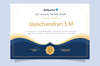 design an amazing, custom certificate