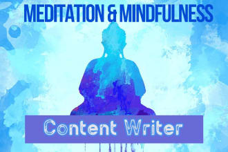 write content related to mindfulness and meditation