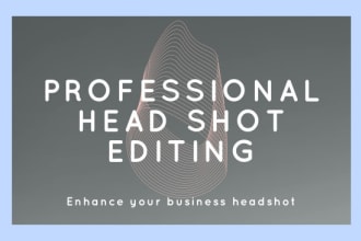 make you a professional headshot with subtle retouching