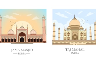 draw professional vector architecture illustrations