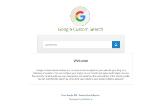 do google custom search script for standard and json