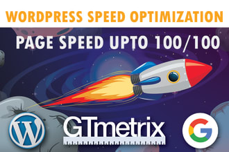 do wordpress website speed optimization, increase page speed