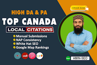 do 350 canada listings, citations and directories for local seo
