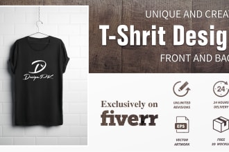 design trendy and creative t shirt for your brand