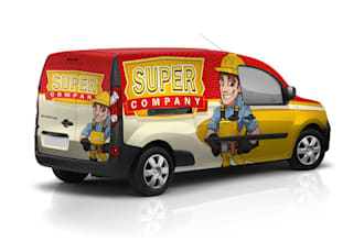 create professional car wrap  and mockup for your vehicle