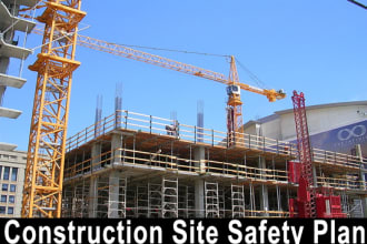 write construction site safety plan