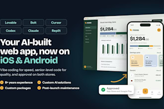 convert your web app into mobile app with vibe coding
