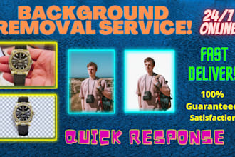 do background removal from images or products images and resizing