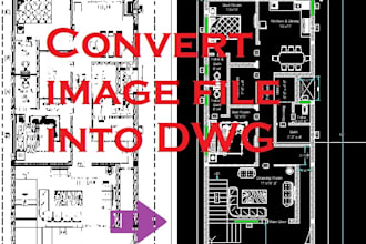 make an image file in to perfect dwg