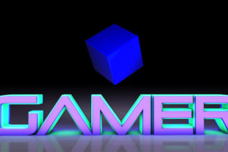 create you a intro video using cinema 4d/ or create you a 3d logo