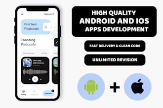 develop custom ios and android app using flutter