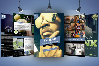 design electronic press kit, epk with hyperlink enabled