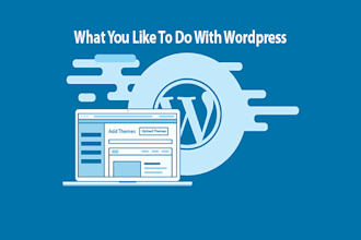 create creative and attractive wordpress website or blog