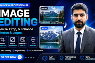 resize, crop, and edit images, photos, or logo