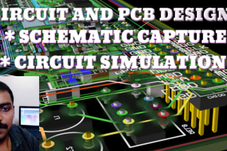 do circuit design, pcb layout gerber, bom, library