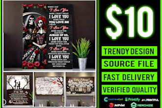 create wonderful canvas wall art, poster, flyer designs