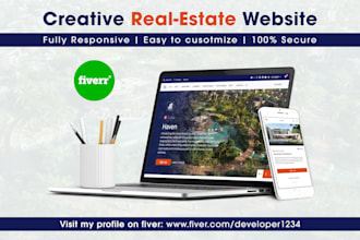 design attractive real estate investor website on wordpress