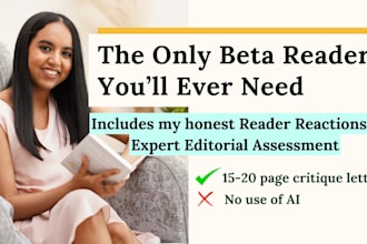 beta read your novel and provide honest, detailed feedback