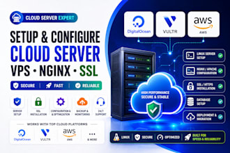 setup and configure linux vps cloud server with nginx and SSL