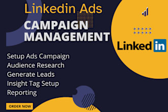 setup and manage your linkedin ad campaigns