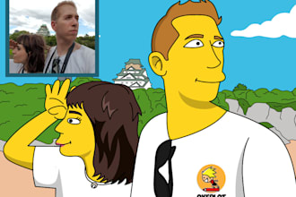 draw you as a yellow cartoon character