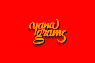 create hand lettering typography logo