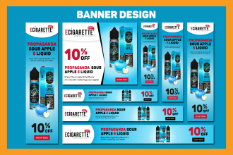 design amazing web banner and google ads