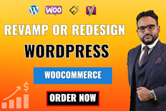revamp, redesign and improve your wordpress website