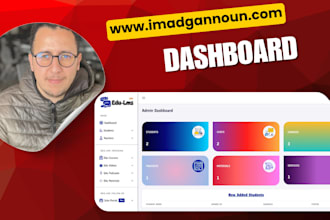 create dashboard , admin panel ,web application