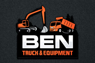 design construction and excavation logo