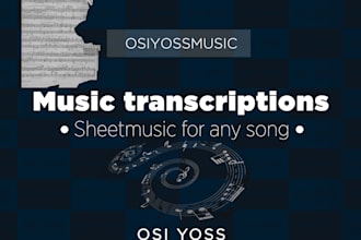 transcribe music for you
