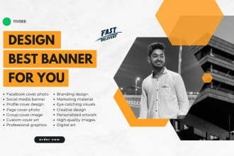 make cover photo design for your profile, page, or group