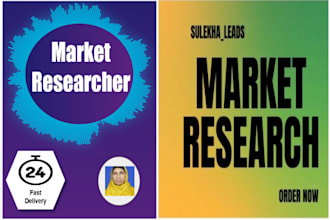 do professional  market competitor research for industry analysis