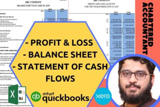 do bookkeeping, quickbooks, financial statements and tax returns