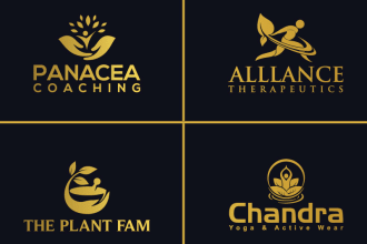 design health yoga and wellness logo design