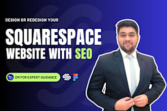 design or redesign your squarespace with SEO