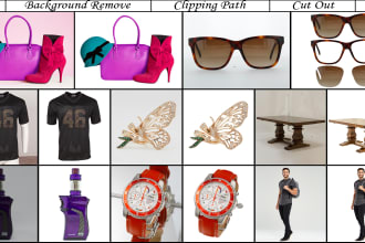 do background remove, clipping path, cut out any kind of images